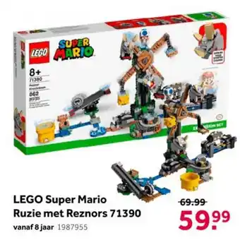 Intertoys Lego Super Mario Ruzie met Reznors 71390 aanbieding