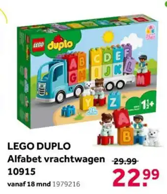 Intertoys LEGO DUPLO Alfabet vrachtwagen 10915 aanbieding