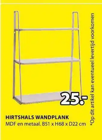 Jysk Hirtshals Wandplank aanbieding