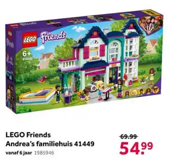 Intertoys Lego Friends Andrea's familiehuis 41449 aanbieding