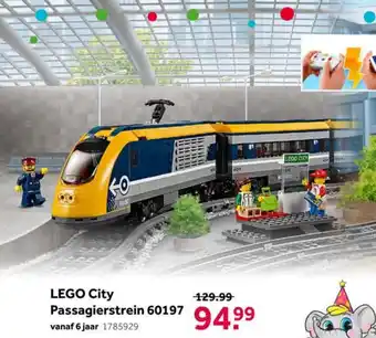Intertoys Lego City Passagierstrein 60197 aanbieding