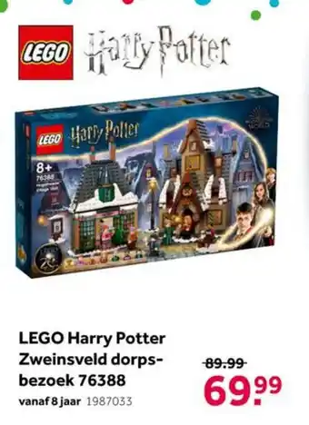 Intertoys Lego Harry Potter Zweinsveld dorpsbezoek 76388 aanbieding