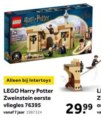 Intertoys Lego Harry Potter Zweinstein eerste vliegles 76395 aanbieding