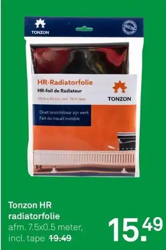 Karwei Tonzon HR radiatorfolie aanbieding