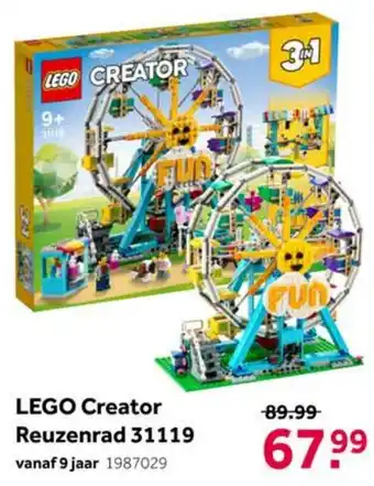 Intertoys Lego Creator Reuzenrad 31119 aanbieding