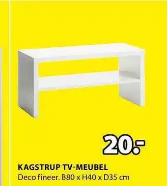 Jysk Kagstrup TV Meubel aanbieding