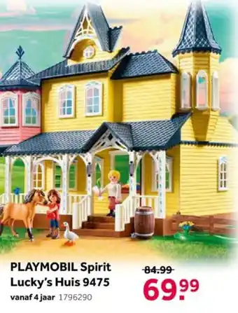 Intertoys Playmobil Spirit Lucky's Huis 9475 aanbieding