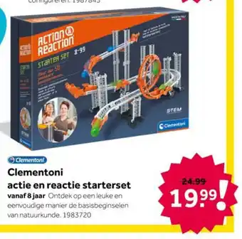 Intertoys Clementoni actie en reactie starterset aanbieding