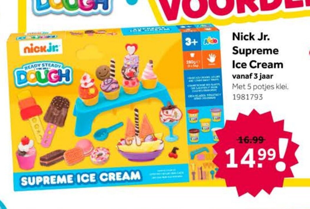 Nick Jr. Supreme Ice Cream aanbieding bij Intertoys