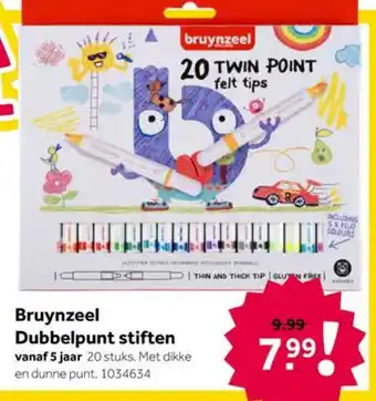 Intertoys Bruynzeel Dubbelpunt stiften aanbieding