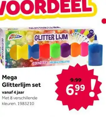 Intertoys Mega Glitterlijm set aanbieding