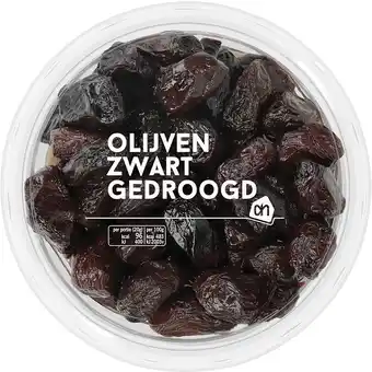 Albert Heijn AH Zwarte olijven gedroogd wintermix aanbieding