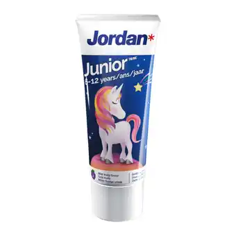 Albert Heijn Jordan Tandpasta junior 6-12 jaar aanbieding