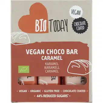 Albert Heijn BioToday Vegan choco bar karamel aanbieding