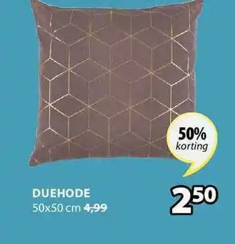 Jysk Duehode 50x50cm aanbieding