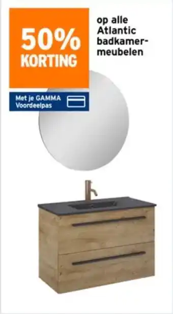 GAMMA op alle atlantic badkamer-meubelen aanbieding