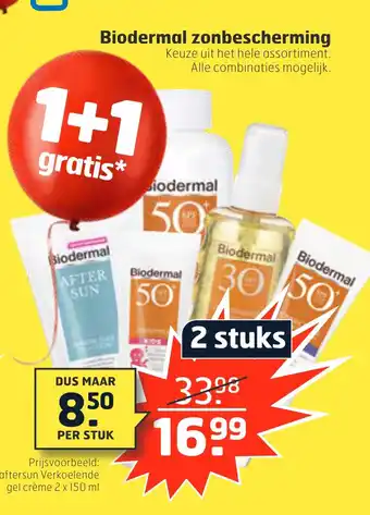 Trekpleister Biodermal zonbescherming aanbieding