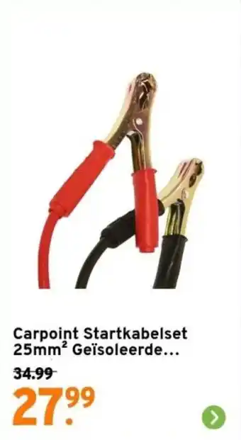 GAMMA Carpoint startkabelset 25mm2 geisoleerde aanbieding