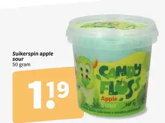 Wibra Suikerspin apple sour aanbieding