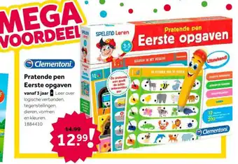 Intertoys Pratende pen Eerste opgaven aanbieding