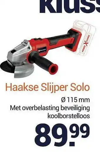 Inter Chalet Haakse Slijper Solo 115mm aanbieding