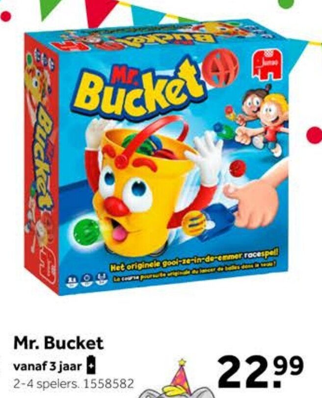 Mr. Bucket aanbieding bij Intertoys