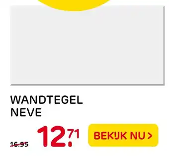 Praxis Wandtegel neve aanbieding