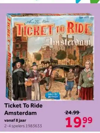 Intertoys Ticket To Ride Amsterdam aanbieding