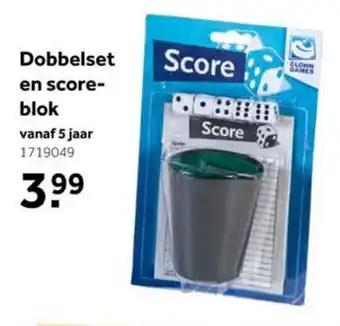 Intertoys Dobbelset en scoreblok aanbieding