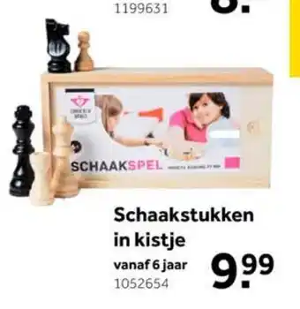 Intertoys Schaakstukken in kistje aanbieding