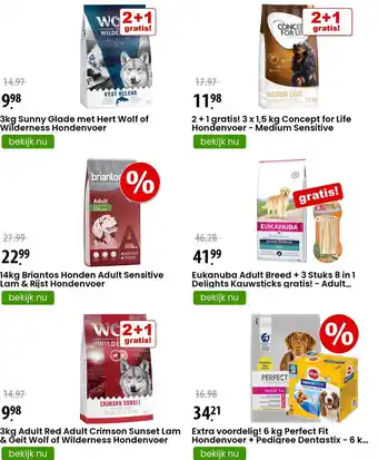 Zooplus 3kg Adult Red Adult Crimson Sunset Lam & Geit Wolf of Wilderness Hondenvoer aanbieding