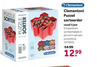 Intertoys Clementoni Puzzle sorteerder aanbieding