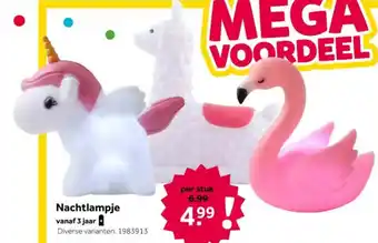 Intertoys Nachtlampje aanbieding