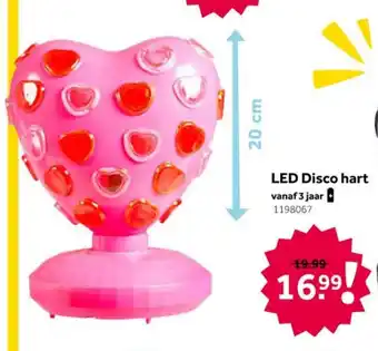 Intertoys LED disco hart aanbieding