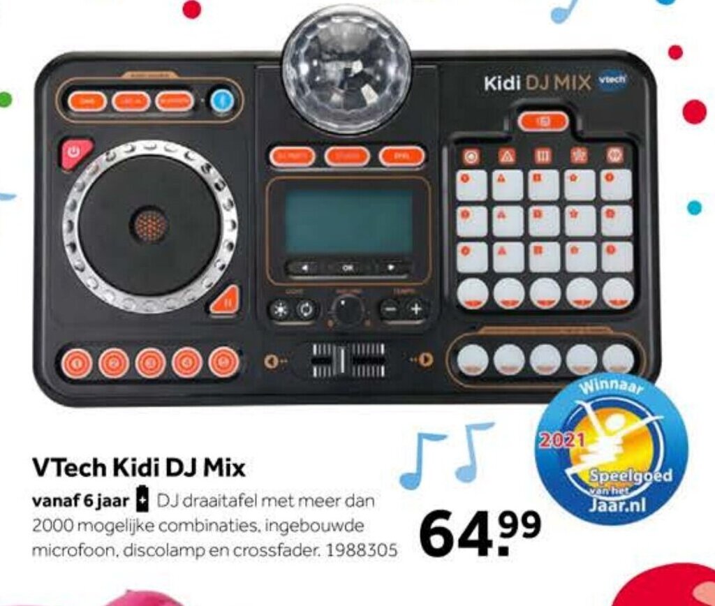 VTech Kidi DJ Mix aanbieding bij Intertoys