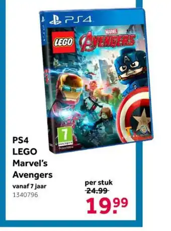 Intertoys PS4 LEGO Marvel's Avengers aanbieding