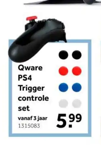 Intertoys Qware PS4 Trigger controle set aanbieding