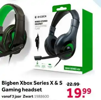 Intertoys BigBen Xbox Series X & S Gaming headset aanbieding