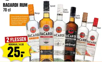 Dirck 3 Bacardi rum 70 cl aanbieding