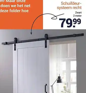 Inter Chalet Schuifeur Systeem Recht 2 meter aanbieding