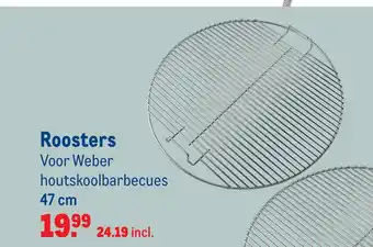 Makro Roosters voor weber 47 cm aanbieding