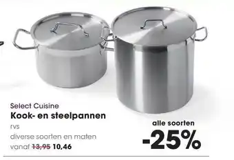 HANOS Kook En Steelpannen aanbieding