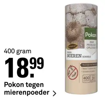 Karwei Pokon tegen mierenpoeder 400 gram aanbieding