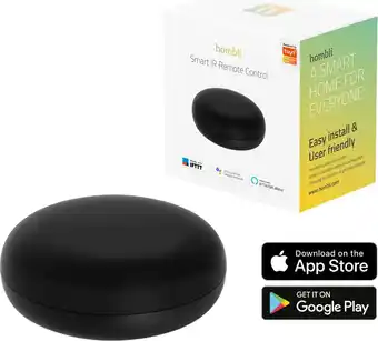 Bol.com Hombli IR Smart Remote Control - Wifi - Universele Afstandsbediening - Ontvanger - Spraakbesturing met Google, Alexa en Siri aanbieding