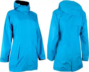 Bol.com Ralka Regenjas Deluxe Lang Model - Dames - Aqua/Marine - 40 aanbieding