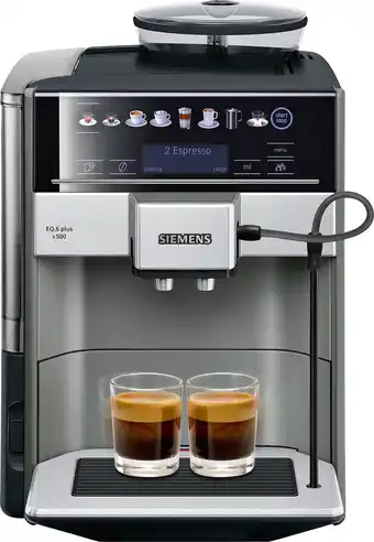 Bol.com Siemens EQ6 Plus s500 TE655203RW - Volautomatische espressomachine - Grijs/RVS aanbieding