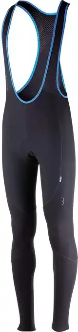 Bol.com BBB Cycling ColdShield Lange Fietsbroek - Met Zeem en Bretels - Thermo Wielrenbroek - Fiets Broek 0-10 Cº - Zwart - Maat XXXL aanbieding