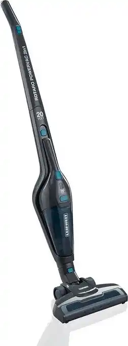 Bol.com Leifheit Rotaro Powervac 2in1 steelstofzuiger - met kruimelzuiger - 20V aanbieding