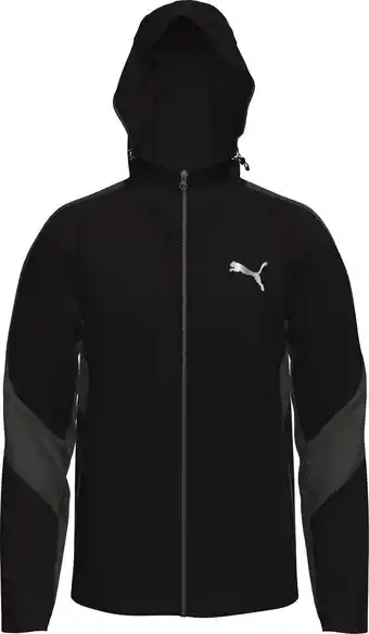 Bol.com PUMA EVOSTRIPE Full-Zip Hoodie DK Heren Trui - Puma Black aanbieding