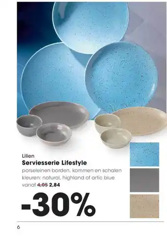 HANOS Lilien Serviesserie Lifestyle aanbieding